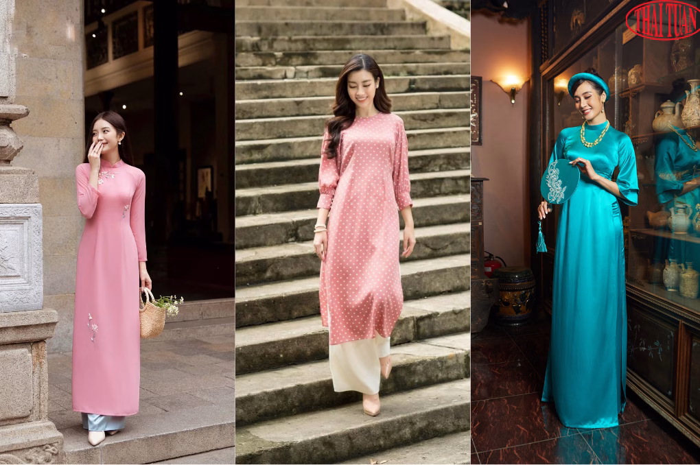 Những mẫu áo dài lụa tơ tằm cao cấp từ thương hiệu Lụa Việt