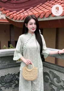 Áo Lam Đi Chùa